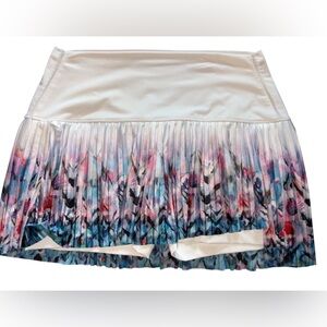 Lucky in Love Colorful Pleated Tennis Skort